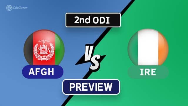 AFGH vs IRE 2nd ODI Dream11
