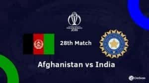 Afghanistan vs India Dream11 Team Prediction