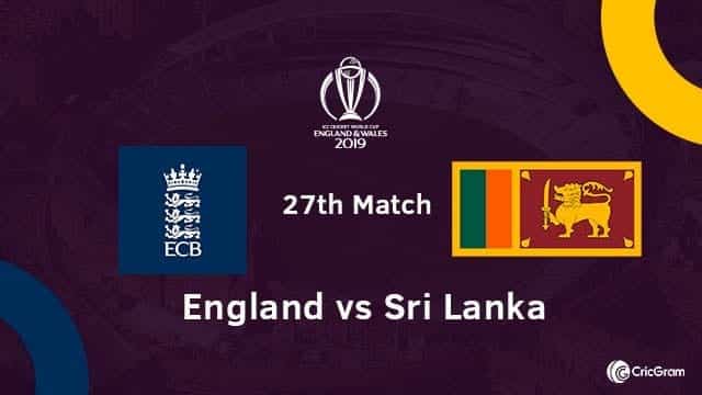 England vs Sri Lanka Dream11 Team Prediction