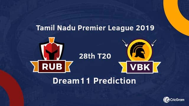 RUB vs VBK Dream11 Team Prediction