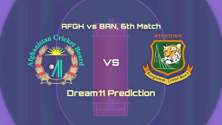 AFGH vs BAN Dream11 Team Prediction, 6th Match, Bangladesh Tri-series 2019