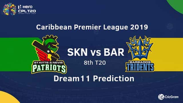 SKN vs BAR Dream11 Team Prediction