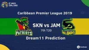 SKN vs JAM Dream11 Prediction 7th Match CPL 2019