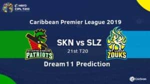 SKN vs SLZ Dream11 Team