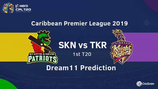 SKN vs TKR Dream11 Team Prediction