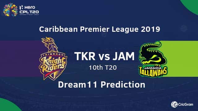 TKR vs JAM Dream11 Team