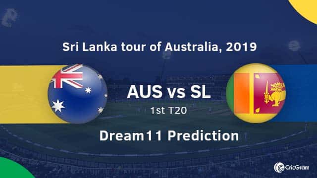 AUS vs SL Dream11 Team Prediction and Preview: 1st T20I