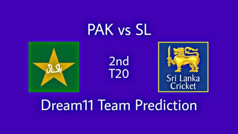 PAK vs SL 2nd T20 Dream11 Team Prediction