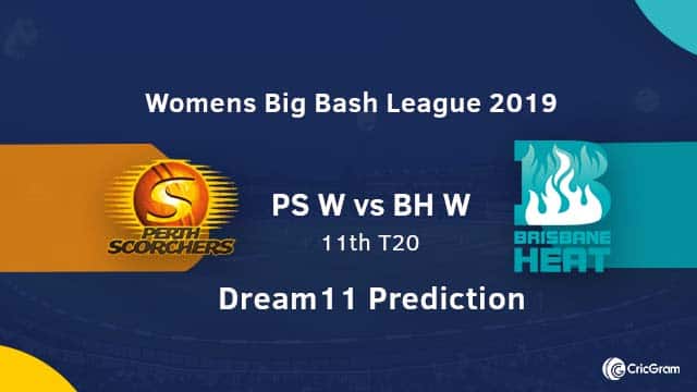 PS-W vs BH-W Dream11 Prediction 11th Match WBBL 2019