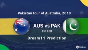 AUS vs PAK Dream11 Team Prediction and Preview: 1st T20I