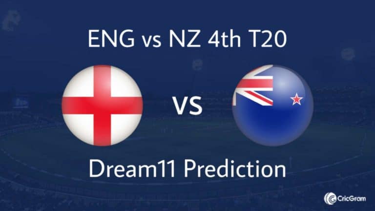 ENG vs NZ Dream11 Team Prediction and Preview 4th T20