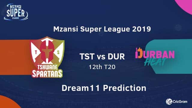 TST vs DUR Dream11 Team Prediction and Preview: 12th T20