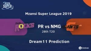 PR vs NMG Dream11 Team Prediction & Preview: 28th Match, MSL 2019  