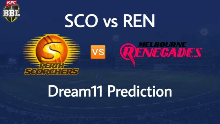 SCO vs REN Dream11 Prediction 7th Match BBL 2019-20