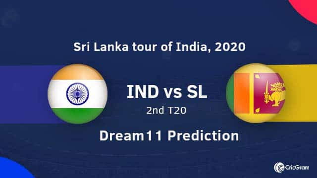 IND vs SL Dream11 Prediction 2nd T20