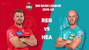 REN vs HEA Dream11 Prediction 56th Match BBL 2019-20
