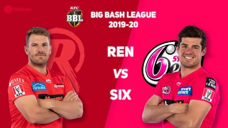 REN vs SIX Dream11 Prediction 20th Match BBL 2019-20