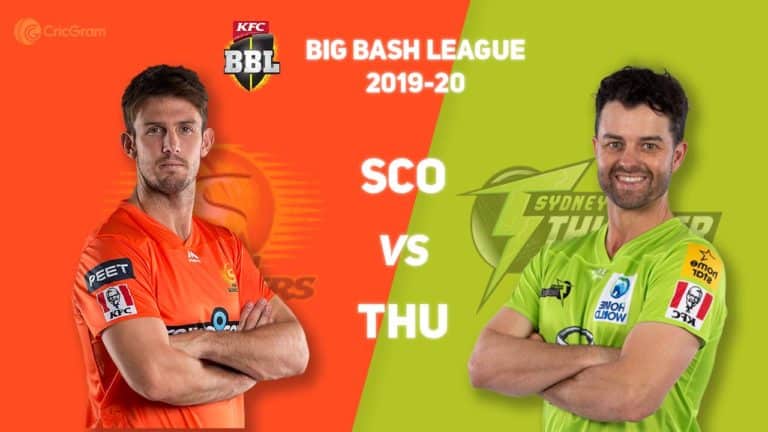 SCO vs THU Dream11 Prediction 46th Match BBL 2019-20