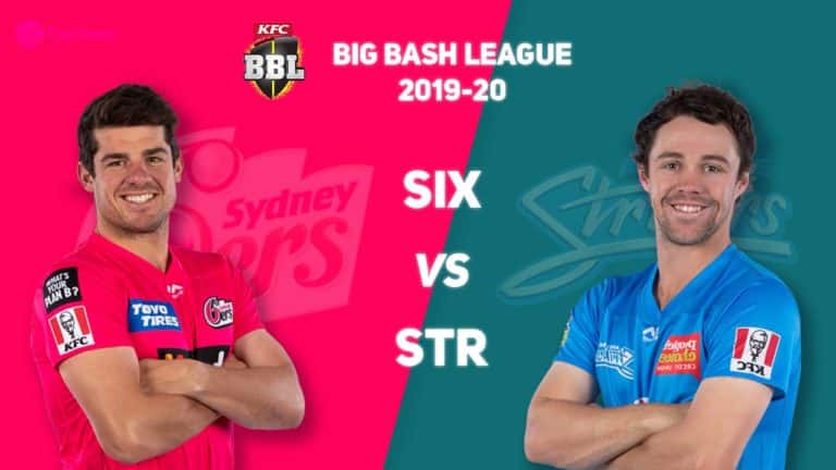 SIX vs STR Dream11 Prediction 23rd Match BBL 2019-20