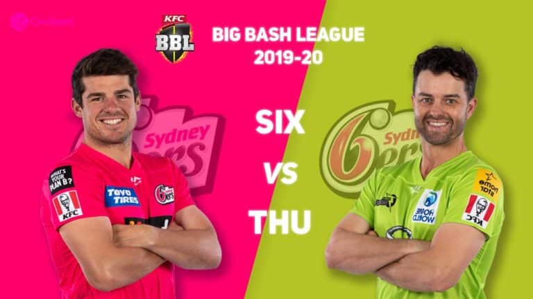 SIX vs THU Dream11 Prediction 42nd Match BBL 2019-20