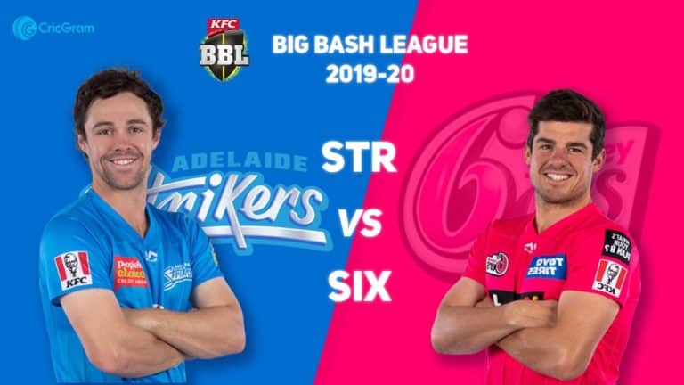 STR vs SIX Dream11 Prediction 27th Match BBL 2019-20