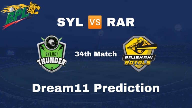 SYL vs RAR Dream11 Prediction 34th Match BPL 2019-20