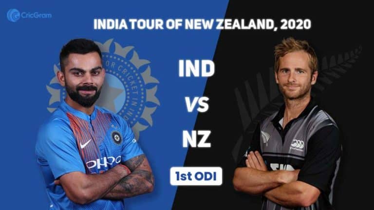 NZ vs IND Dream11 Prediction 1st ODI India tour of New Zealand, 2020