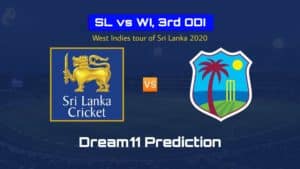 SL vs WI Dream11 Prediction 3rd ODI West Indies tour of Sri Lanka 2020