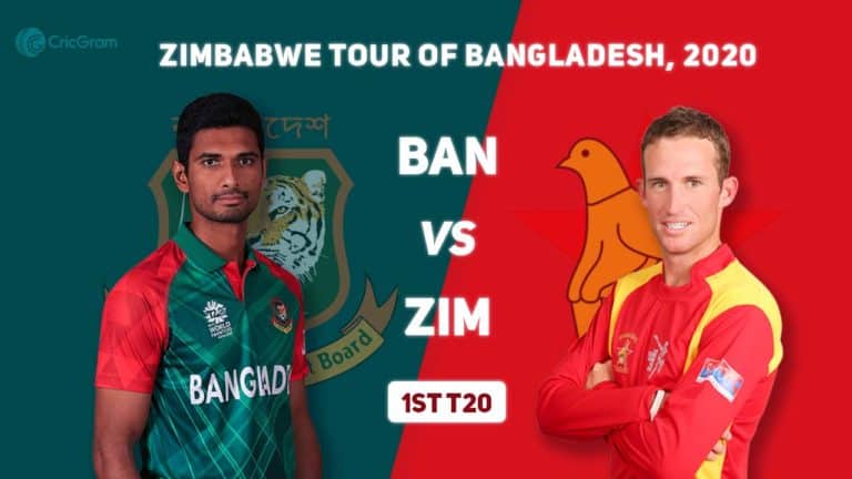 BAN vs ZIM Dream11 Prediction and Match Preview | 1st T2OI