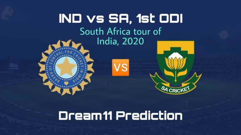 IND vs SA Dream11 Prediction 1st ODI South Africa tour of India 2020