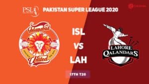 ISL vs LAH Dream11 prediction 17th Match PSL 2020