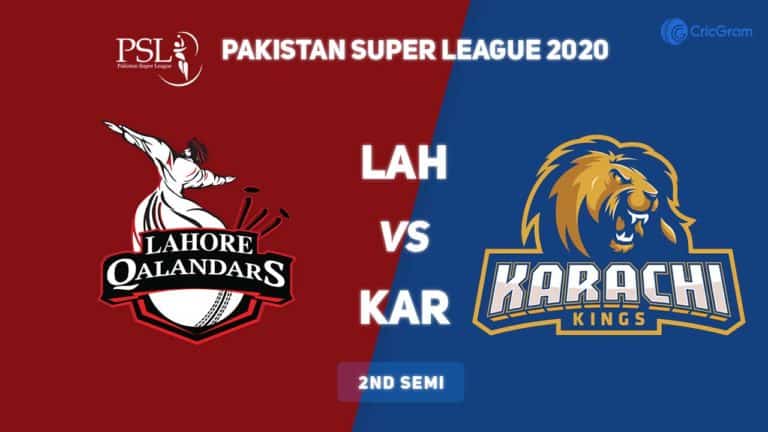 LAH vs KAR Dream11 prediction 2nd Semi Final PSL 2020