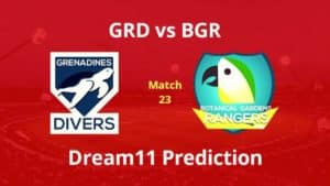GRD vs BGR Dream11 Prediction Match 23