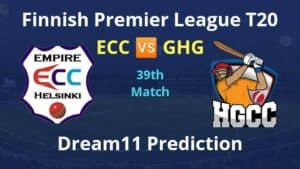 ECC vs GHG Dream11 Prediction