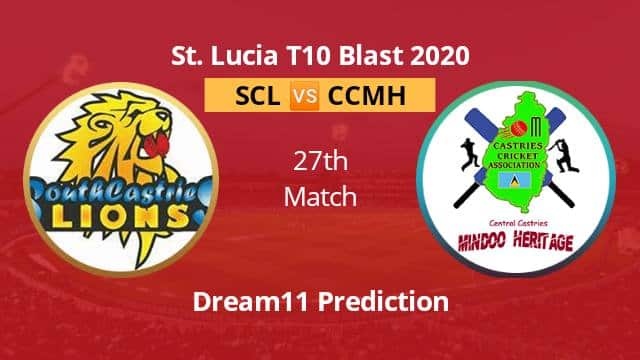 SCL vs CCMH Dream11 Prediction