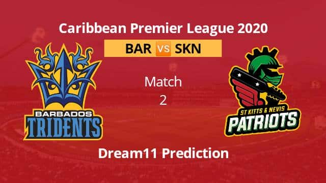 BAR vs SKN Dream11 Prediction and Preview Match 2