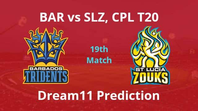 BAR vs SLZ Dream11 Prediction 19th Match