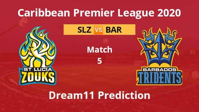 SLZ vs BAR Dream11 Prediction match 5