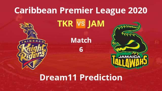 TKR vs JAM Dream11 Prediction match 6