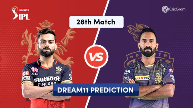 BLR vs KOL Dream11 Prediction 28th Match IPL 2020