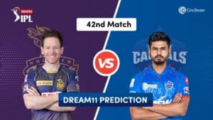 KOL vs DC Dream11 Prediction 42nd Match