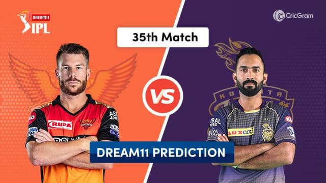 SRH vs KOL Dream11 Prediction 35th Match