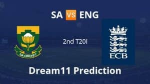 SA vs ENG Dream11 Prediction 2nd T20I