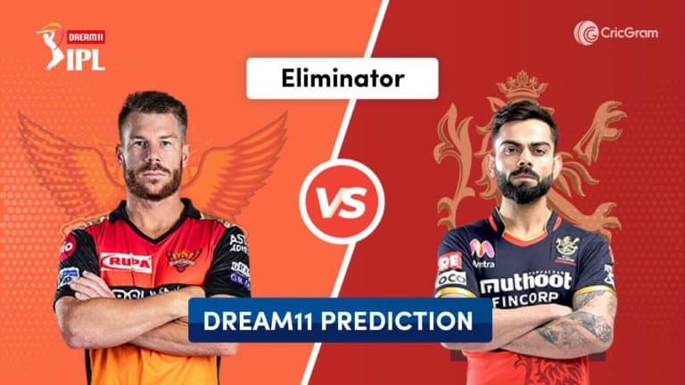 SRH vs BLR Dream11 Prediction Eliminator Match