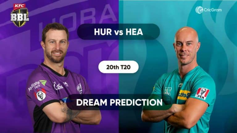 HUR vs HEA Dream11 Prediction and Match Preview 20th match BBL 2020 21