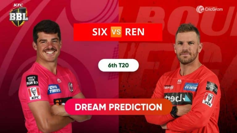 SIX vs REN Dream11 Prediction and Match Preview: 6th Match | BBL 2020-21