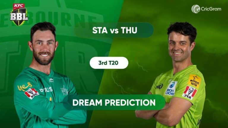 STA vs THU Dream11 Prediction and Preview BBL 2020-21