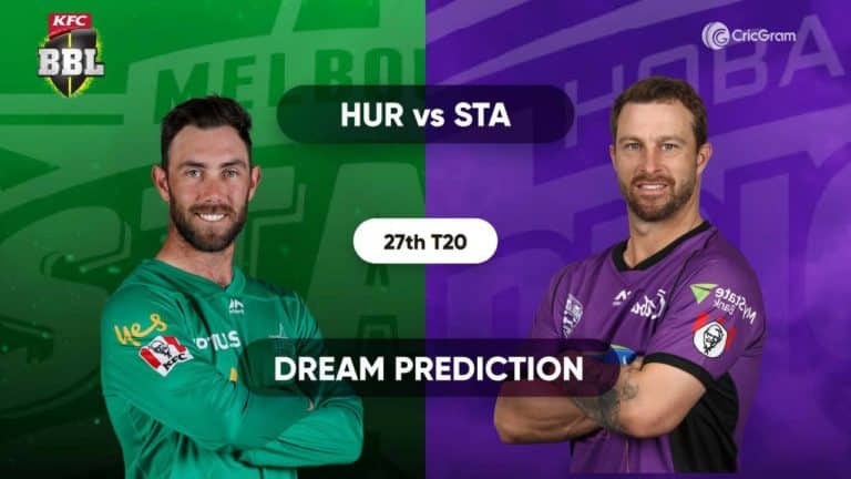 HUR vs STA Dream11 Prediction and match preview 27th match