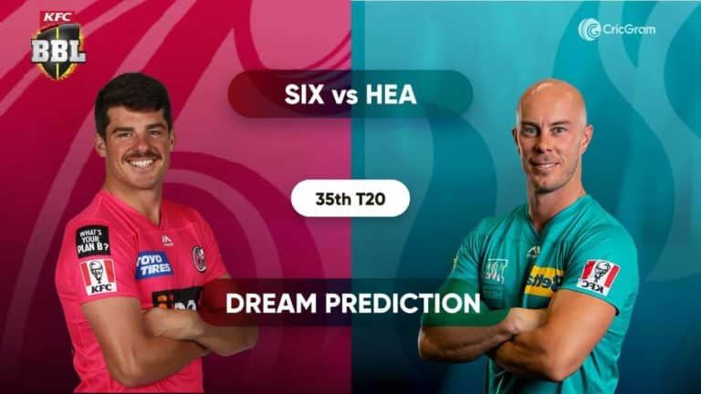 SIX vs HEA Dream11 Prediction and match preview