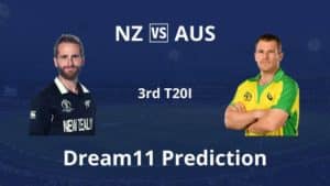 NZ vs AUS Dream 11 Prediction 3rd T20I